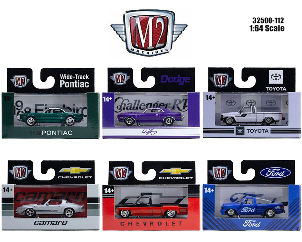 [PRE-ORDER] M2 Machines 1:64 Auto-Thentics Release 112 -6 Car Case