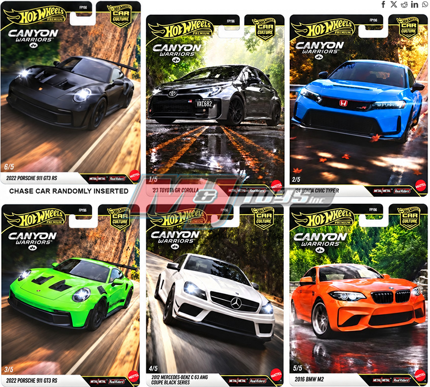 [PRE-ORDER] Hot Wheels 1:64 Car Culture 2027 C Release – Canyon Warriors