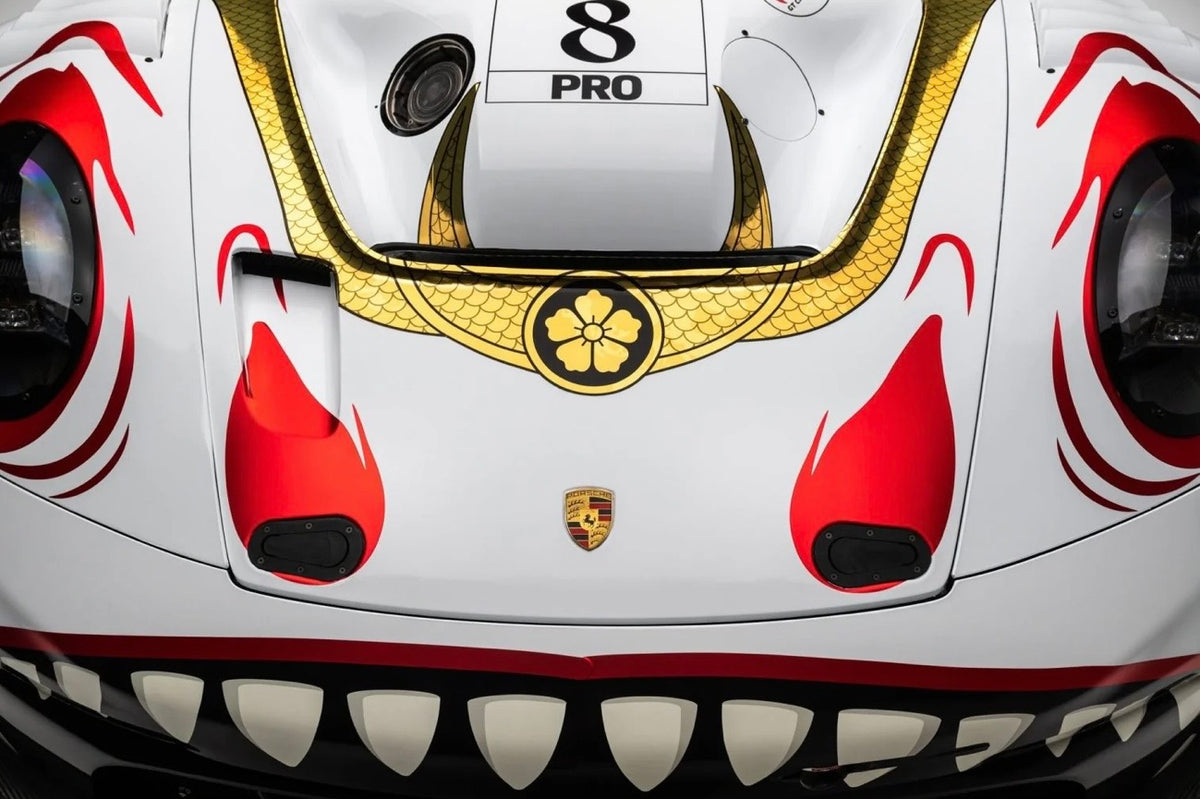 PRE-ORDER-Arrives January 31st, 2027| Spark 1:64 Porsche 911 GT3 R #8 AO Racing " Bushi Rexy" Suzuka | $34.99