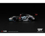 [PRE-ORDER] Estimated arrival April 2027| Mini GT 1:64 Porsche 911 GT3 R (992) #77 AO Racing “Skeleton Rexy” 2026 IMSA Petit Le Mans – (Glow in the Dark) – Limited Edition