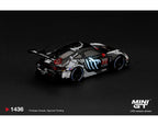 [PRE-ORDER] Estimated arrival April 2027| Mini GT 1:64 Porsche 911 GT3 R (992) #77 AO Racing “Skeleton Rexy” 2026 IMSA Petit Le Mans – (Glow in the Dark) – Limited Edition