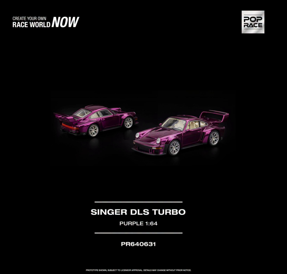 [PRE-ORDER] TARGET RELEASE Q1 2027 | POP RACE SINGER DLS PORSCHE TURBO PURPLE