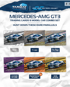 [PRE-ORDER] Estimated Arrival March 2027|Tarmac Works 1:64 Mercedes-AMG GT3 British GT Championship 2026 Kevin Tse / Ben Green Model Car + Trading Cards Combo Set- Hobb