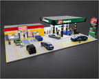 [PRE-ORDER] American Diorama 1:64 OXXO Convenient Store Illuminated LED Light (11.2″L x 11.8″W x 3.2″H)