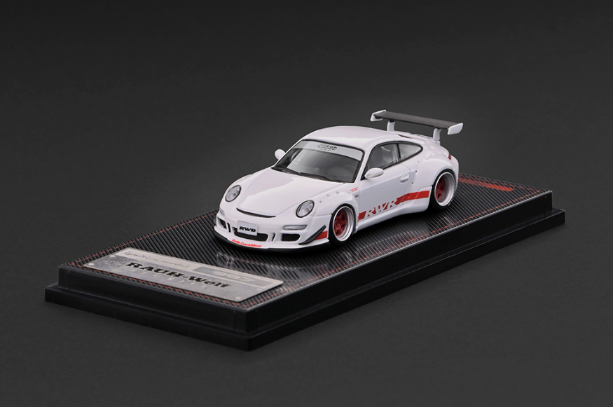 [PRE-ORDER] Estimated Arrival Q2 2027 (April-June)  Ignition Model 1:64 Rauh-Welt Begriff RWB 997 GT3 – White – Limited